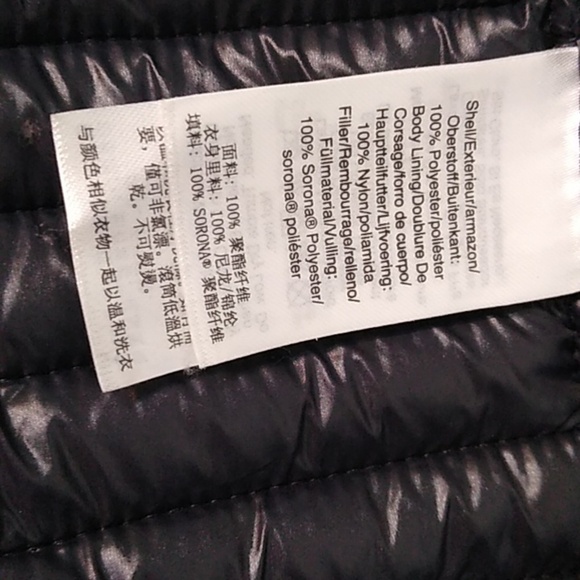 DKNY Quilted Black Puffer Jacket - Size XL - Picture 9 of 9